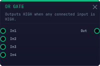 Logic OR